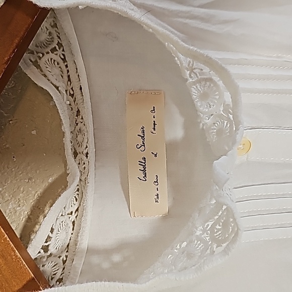 Isabella Sindain White Top - Picture 2 of 7